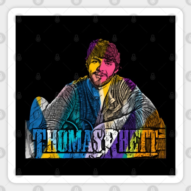 Thomas Rhett -  Wpap Vintage Magnet by Hi.Nawi